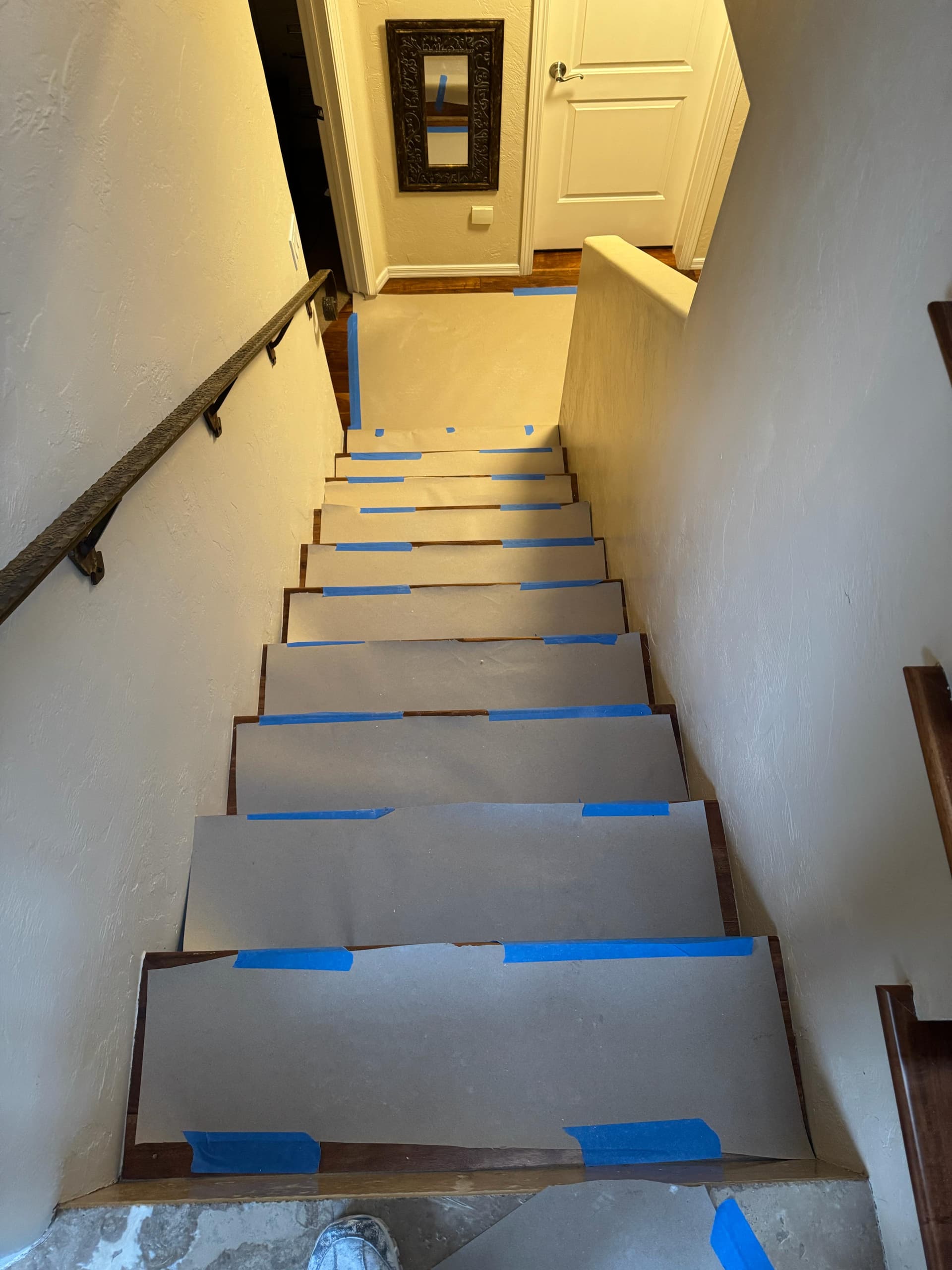 Complete Home Remodel from Stair Protection to Water Damage Repair