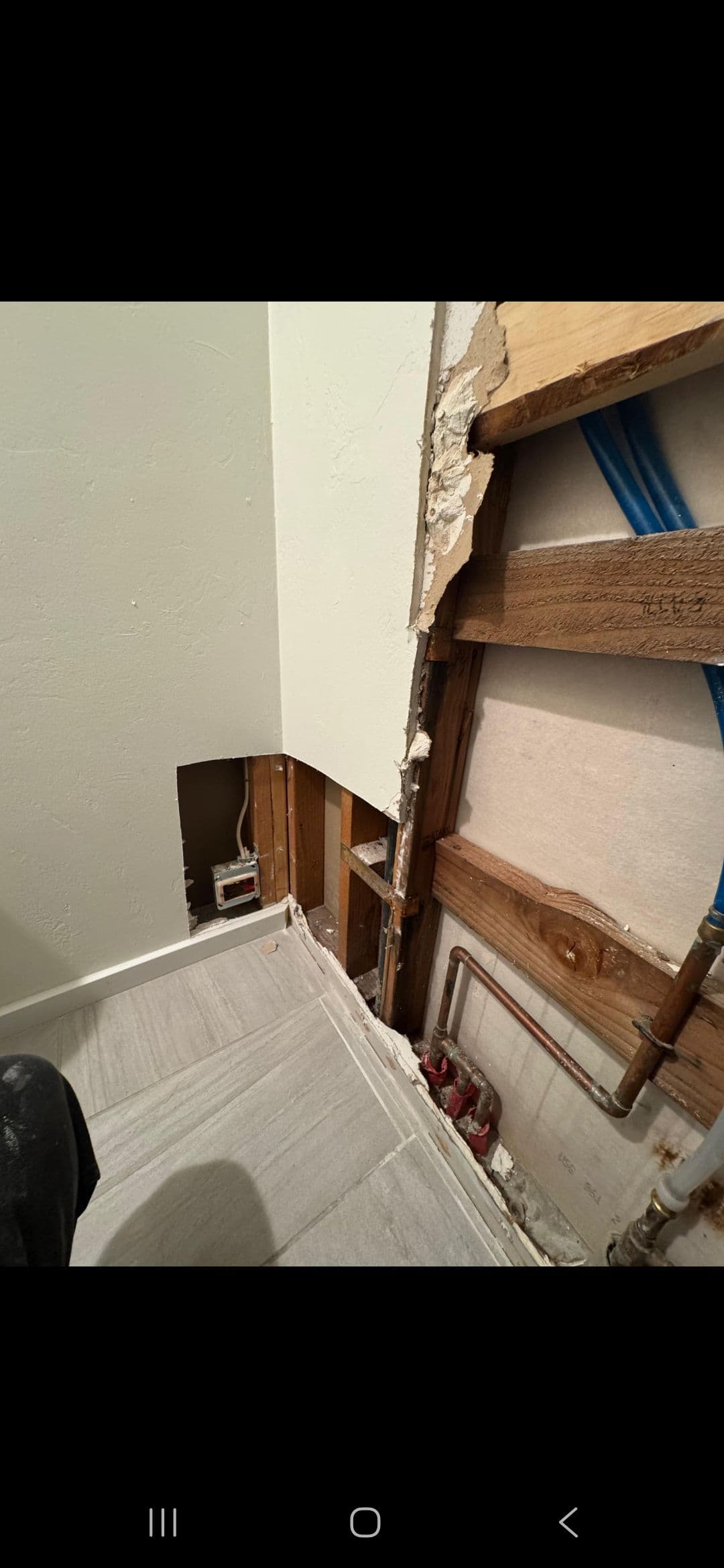 Gallery photos for Water Damage Bathroom Repair Done Right - Start to Finish: Image #3
