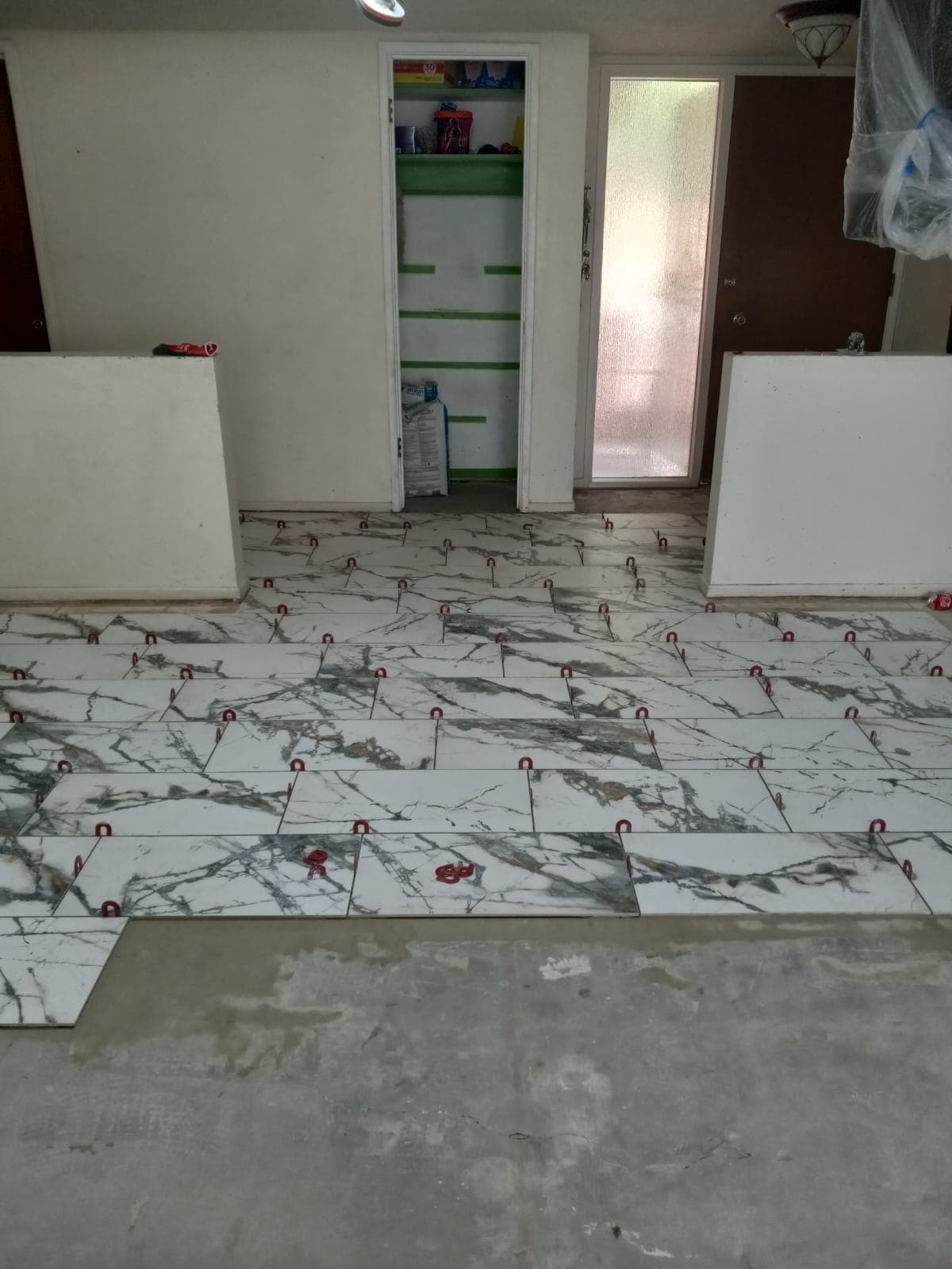 Gallery photos for Full Home Tile Demo and Marble-Look Floor Installation: Image #5