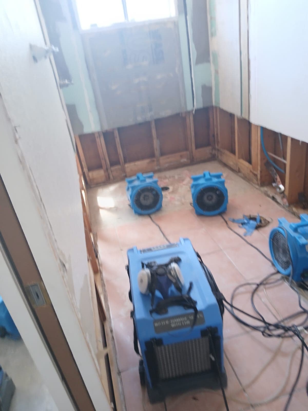 Gallery photos for Inside a Cat 3 Bathroom Flood Cleanup and Dryout: Image #3