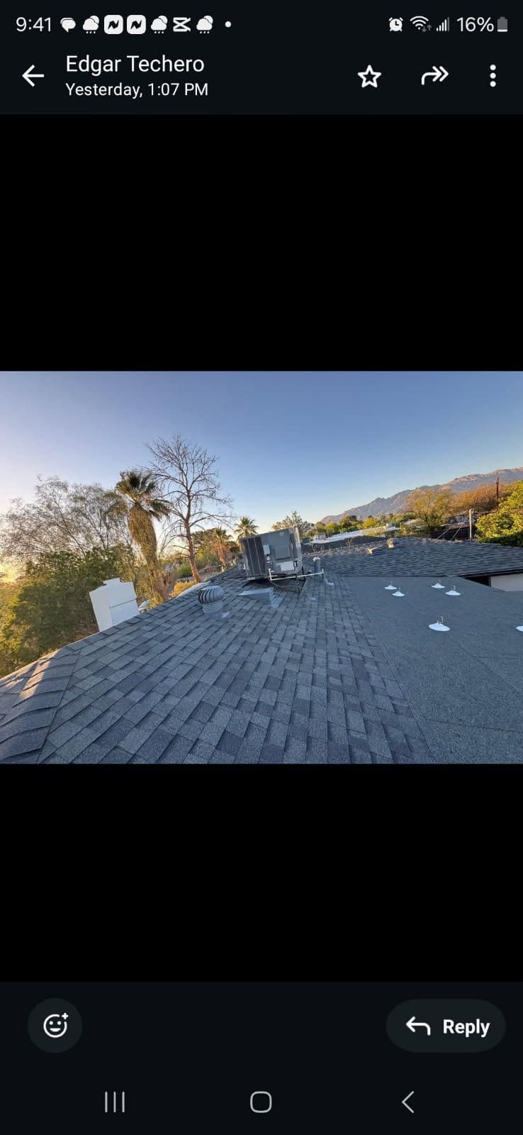 Gallery photos for Roof Replacement Success After Severe Weather: Image #2