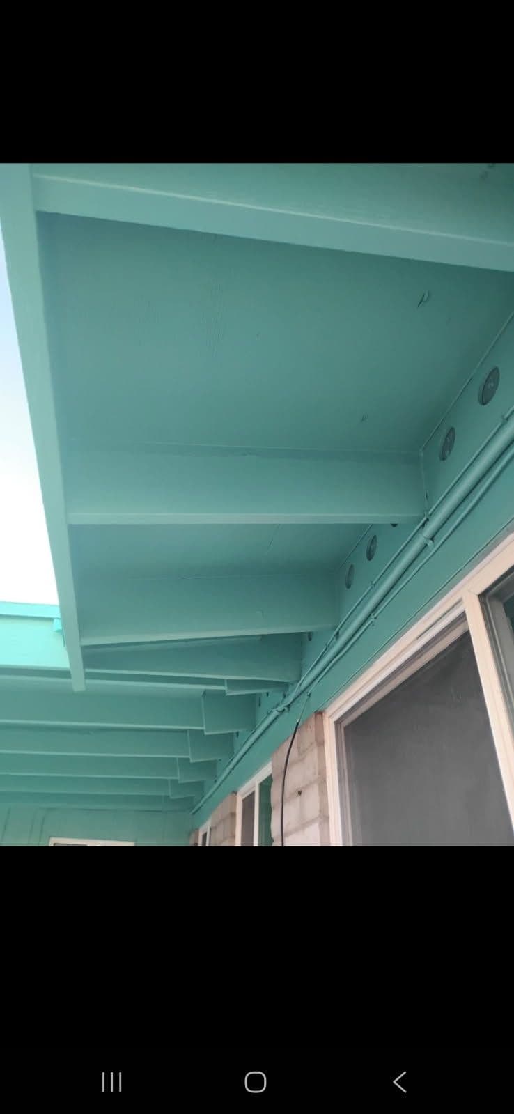 Stunning Patio Makeover in Bright Turquoise