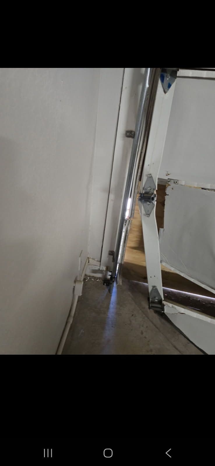Gallery photos for Garage Restoration After Vehicle Impact in Arizona: Image #3