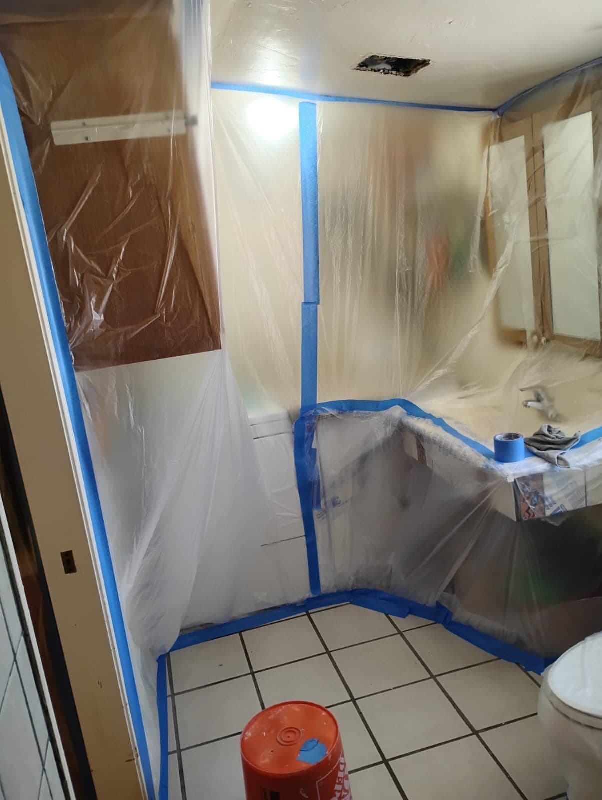 Gallery photos for Transforming Water-Damaged Bathroom in Local Renovation: Image #3