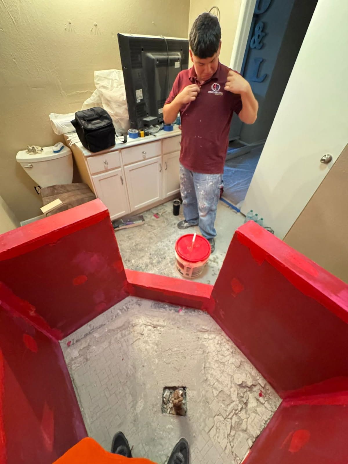 Innovative Bathroom Makeover with A to Z Construction image