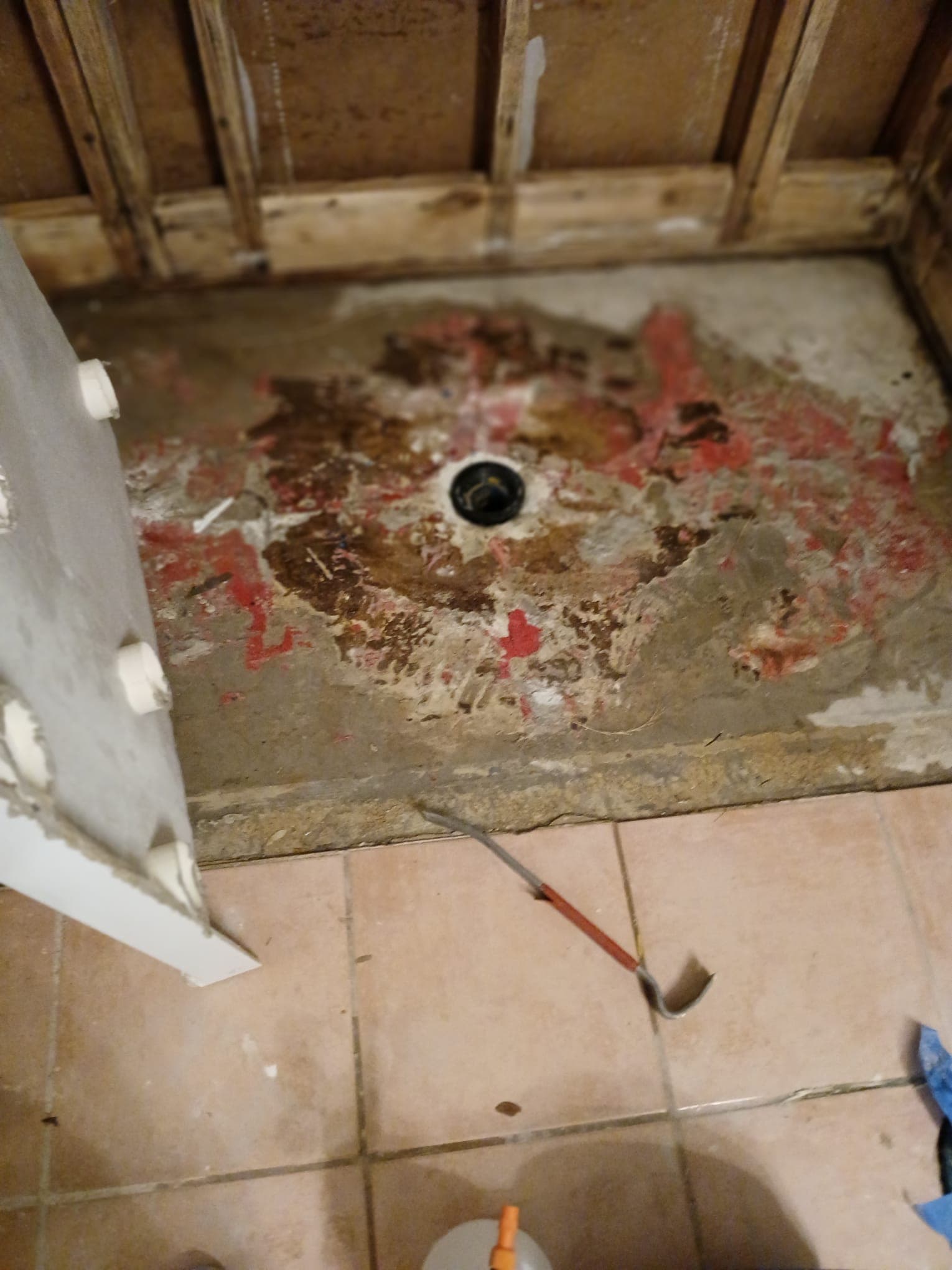 Bathroom Flood Rescue - Water Damage Restoration and Full Shower Rebuild image