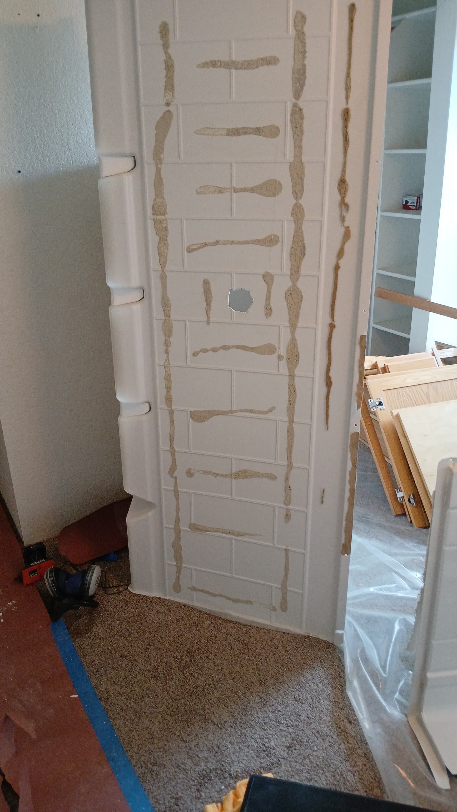 Gallery photos for Bathroom Flood Rescue - Water Damage Restoration and Full Shower Rebuild: Image #2