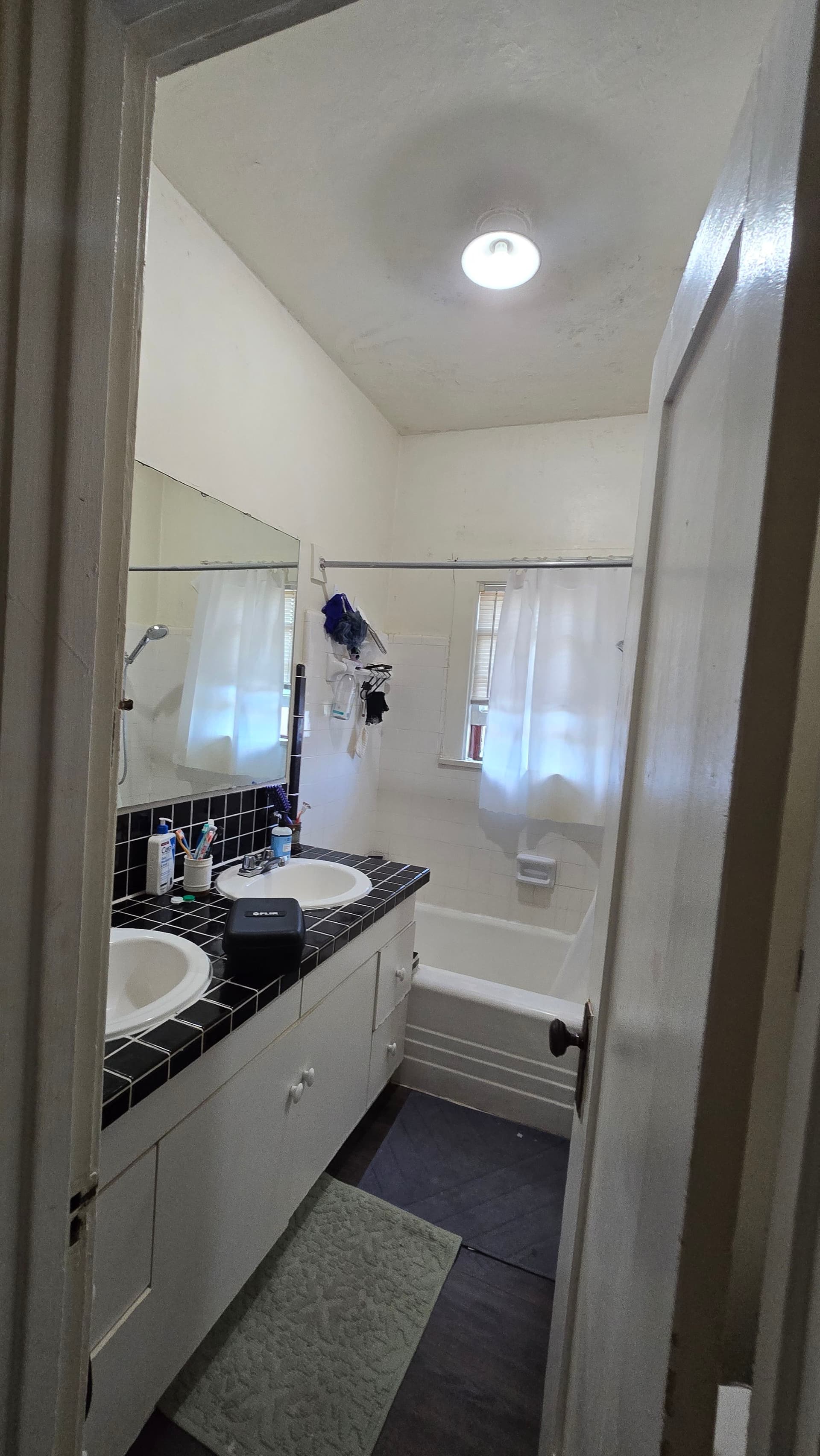 Mold on the Ceiling Turned Into a Full Bathroom Remodel image