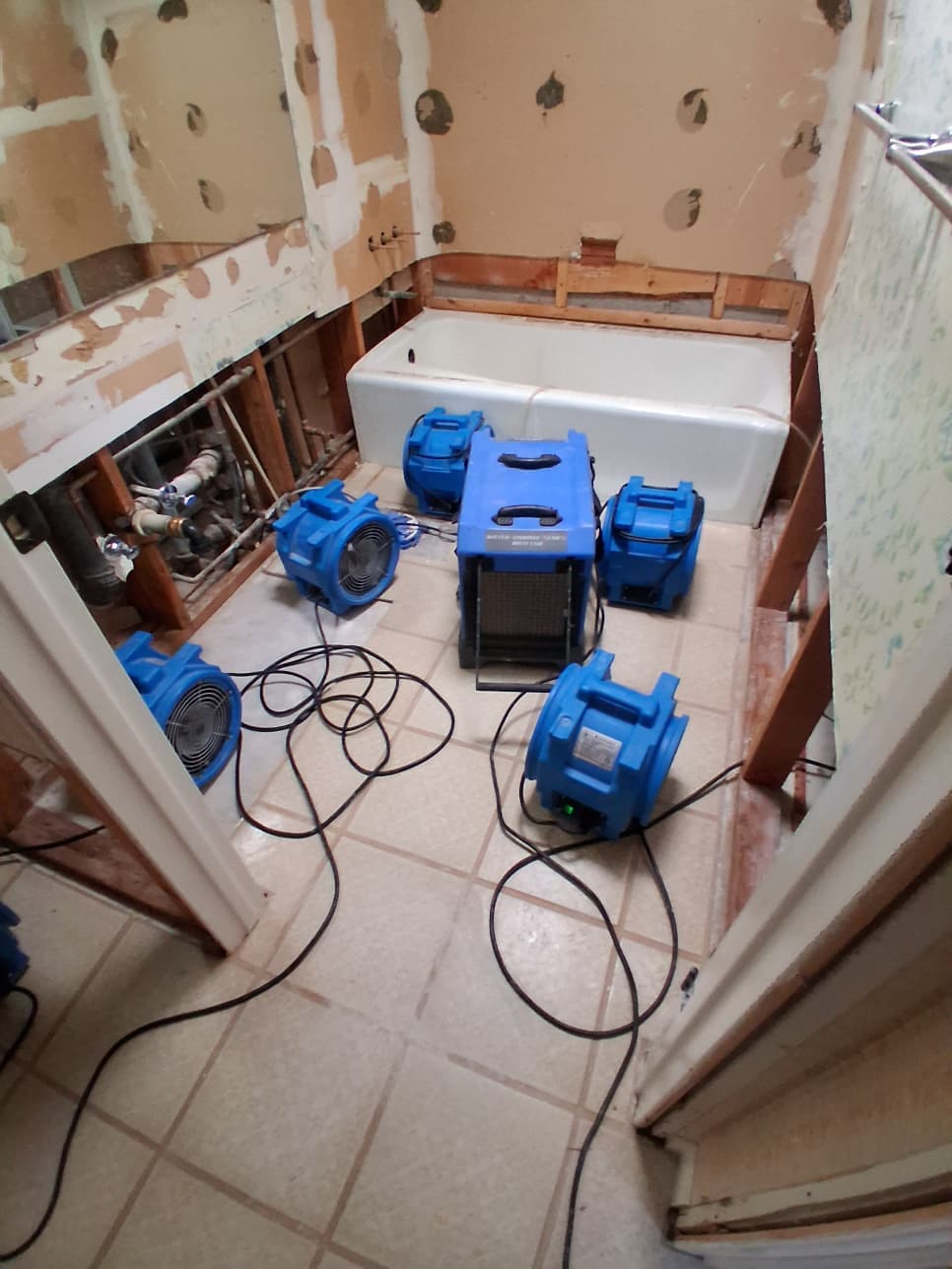 Gallery photos for Plumbing Backup Flooded All 3 Bathrooms - Here's How We Handled It: Image #9