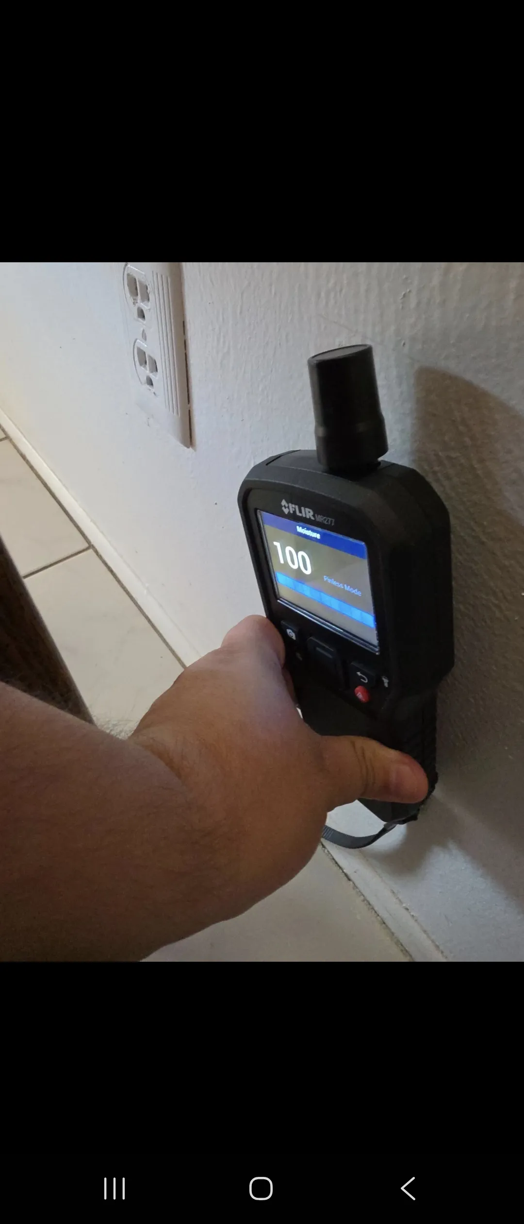 Gallery photos for Bathroom Backup Water Damage Inspection and Demo Underway: Image #6