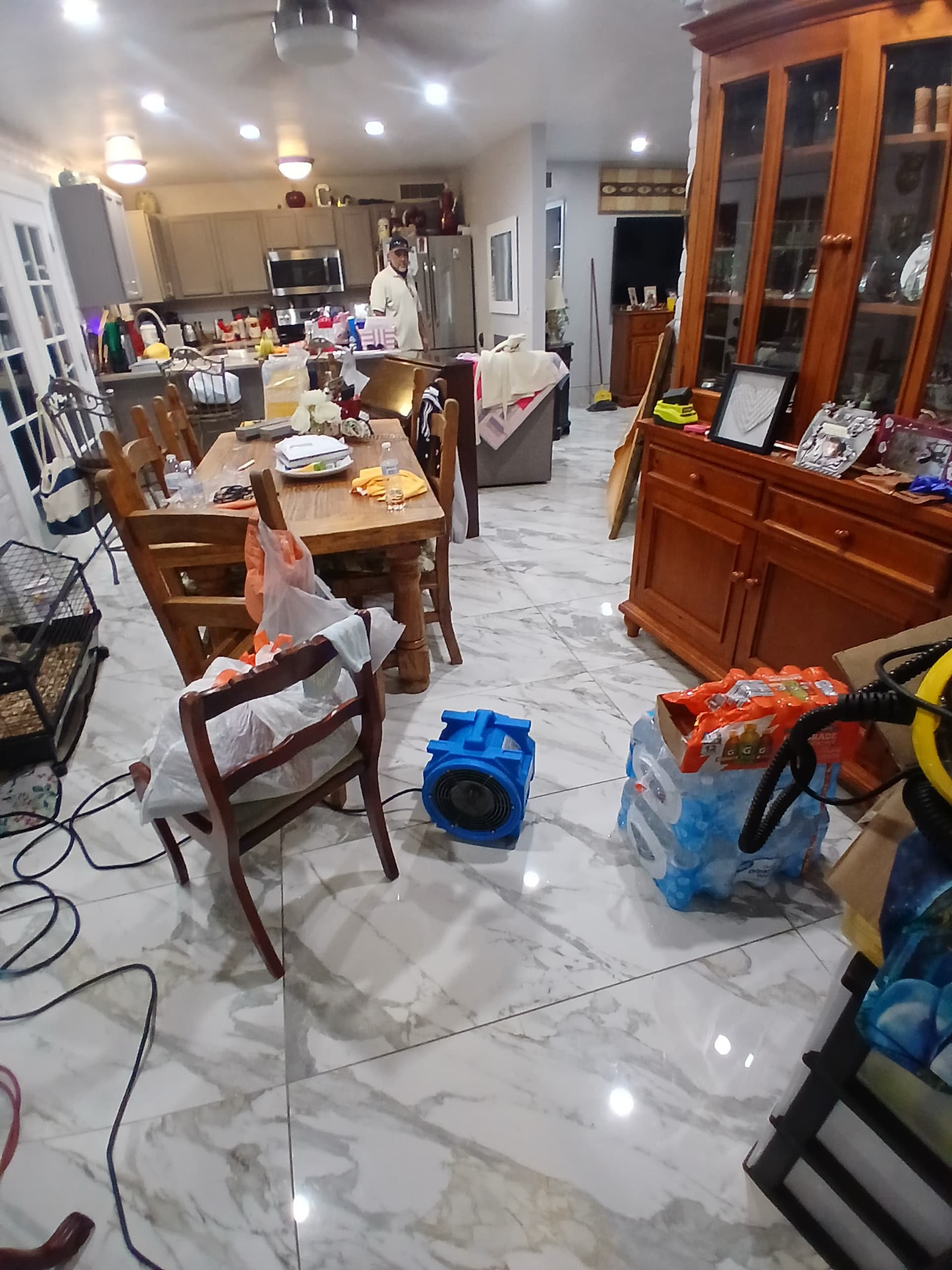 Gallery photos for Slab Water Line Burst Floods Entire Home - Here's What We Found: Image #7