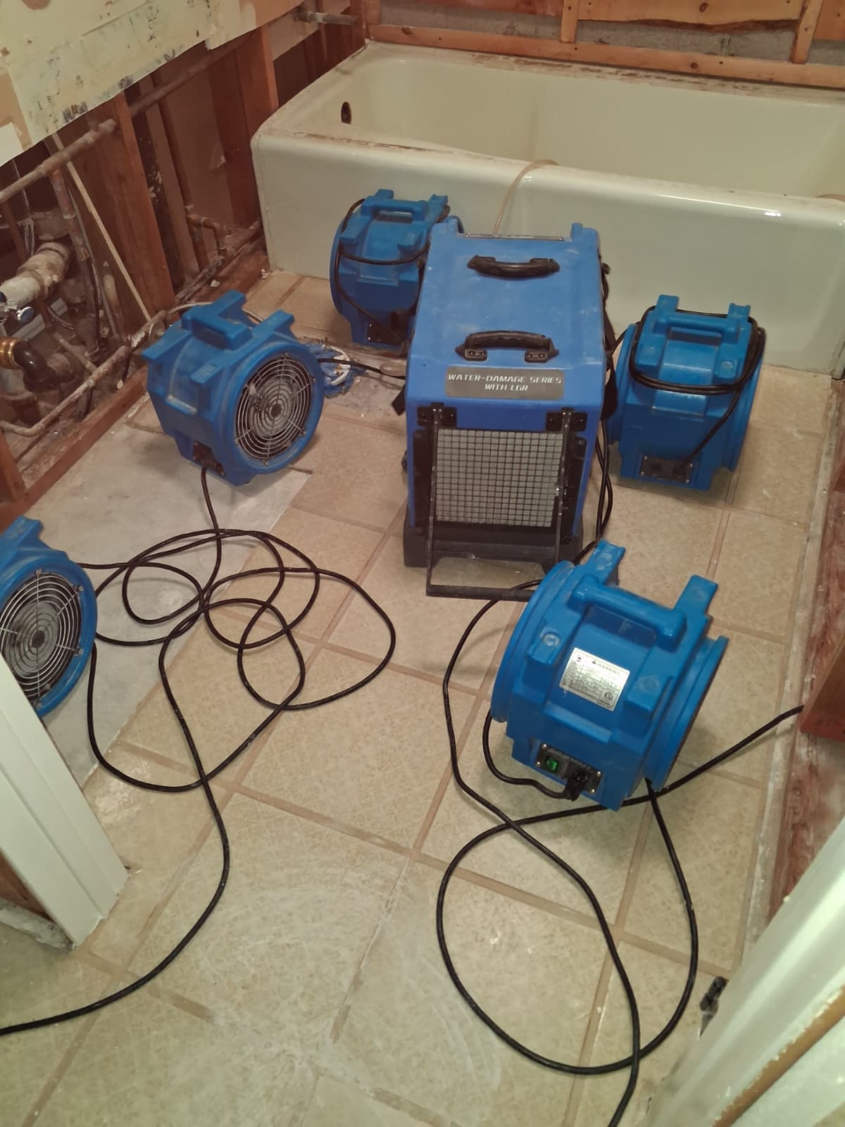 Gallery photos for Plumbing Backup Flooded All 3 Bathrooms - Here's How We Handled It: Image #3